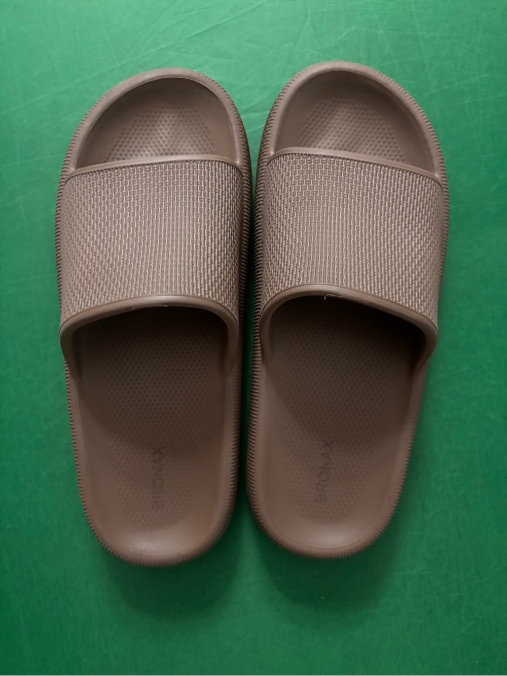 Men's Slide Sandals in Taupe - Lightweight Everyday Slides
